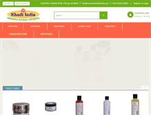 Tablet Screenshot of manavkhadiherbal.com